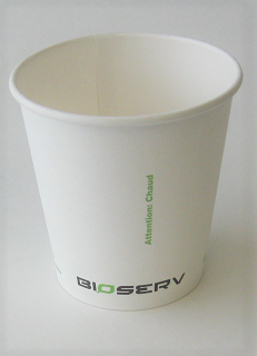10 oz Single Wall Bioserv Hot Cup